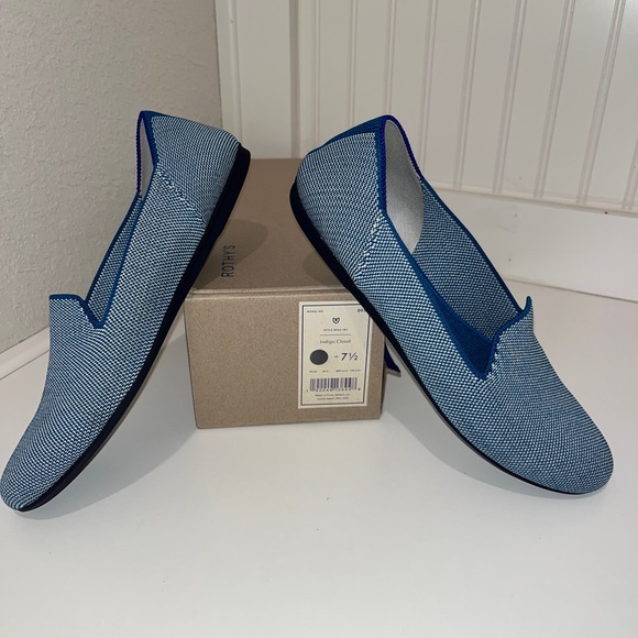Rothy’s indigo cloud loafers sz 7.5 - Picture 4 of 7